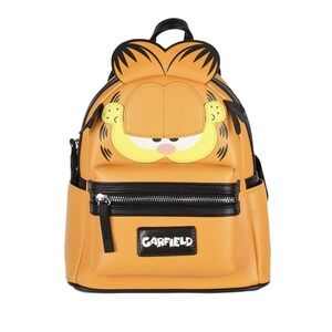 Nickelodeon‎ Classic Comic Character Face Garfield Zippered Mini Backpack Bag